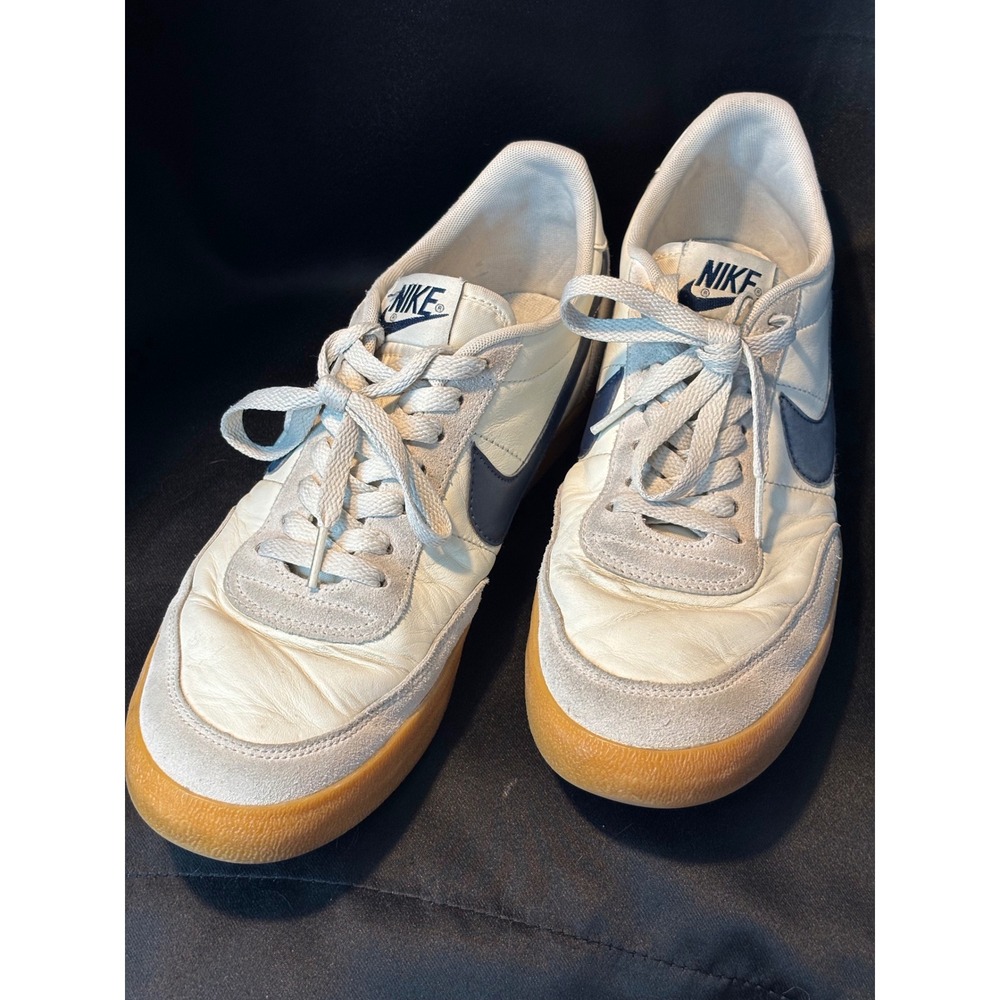 Nike Killshot 2 Leather Sail Midnight Navy Gum Yellow Sneakers Mens 9.5